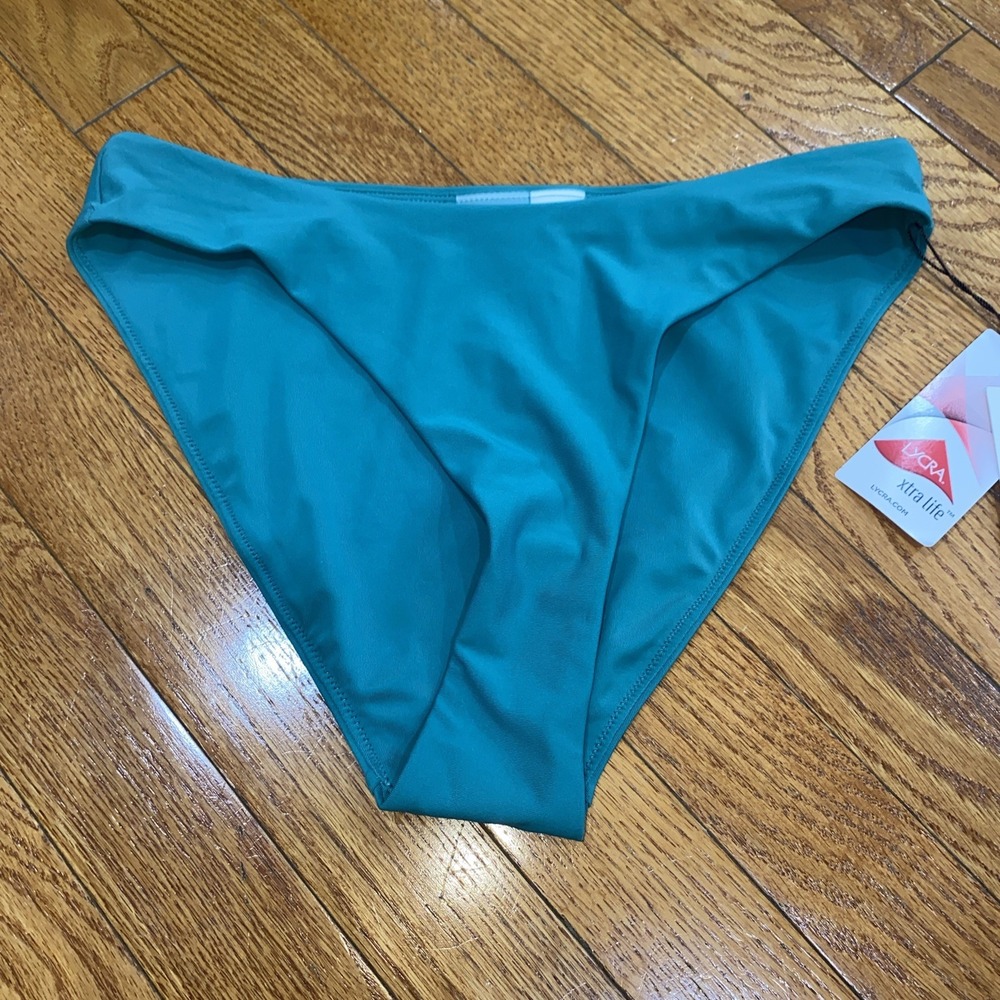 Calia By Carrie Underwood Swim Bikini Bottom Low Rise Jungle Green XS